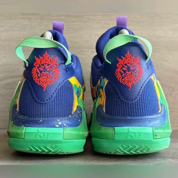 Nike LeBron Witness 7 Mid Kaleidoscope - DQ8650-400 Size 4.5Y - Picture 6 of 9